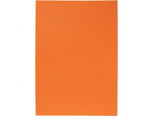 Goma eva ondulada Liderpapel 50x70cm 2,2mm de grosor naranja 67830, imagen 2 mini