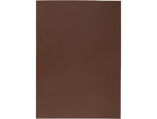 Goma eva ondulada Liderpapel 50x70cm 2,2mm de grosor marron 67834, imagen 2 mini