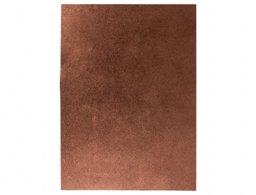 Goma eva con purpurina Liderpapel 50x70cm 60g m2 espesor 2 mm marron 79306, imagen 2 mini