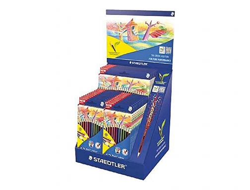 Lapices de colores Staedtler noris colour 185 expositor de 20 cajas de 185 CA1, imagen 2 mini