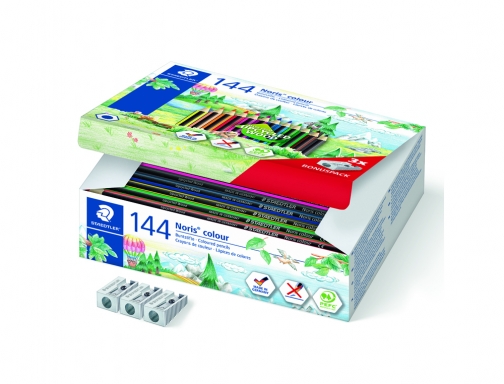 Lapiz de color Staedtler wopex ecologico caja de 144 unidades surtidas 12 185 C144 , surtidos, imagen 3 mini