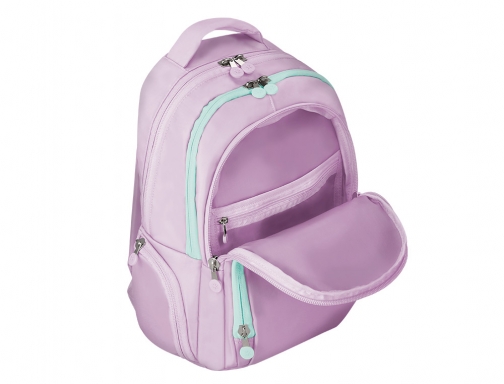 Mochila Antartik multibolsillo 19l compartimento para portatil y tablet color morado 450 IK09 , rosa, imagen 5 mini