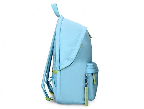 Mochila Antartik teens 20l compartimento para portatil color turquesa 420 x 160 IK25, imagen 5 mini