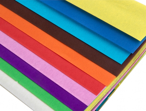 Papel seda Liderpapel 52x76cm 18g m2 bolsa de 10 hojas colores surtidos 35744, imagen 4 mini