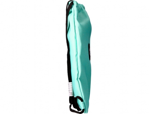 Saco plano Antartik bolsillo interior con cremallera color verde menta 350x400 mm TK11, imagen 3 mini