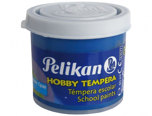 Tempera hobby 40 cc cyan n.127 Pelikan 24005142 , azul, imagen 2 mini