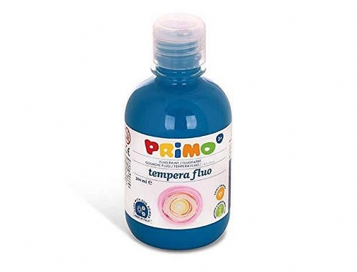 Tempera liquida Primo escolar 300 ml azul marino fluorescente 255TF300560 , azul fluor, imagen 2 mini