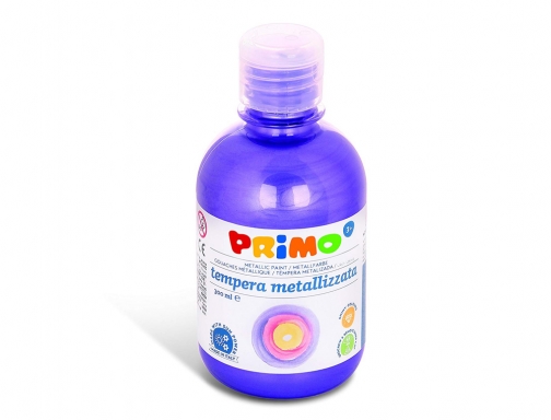 Tempera liquida Primo escolar 300 ml violeta metalizado 233TM300400, imagen 2 mini