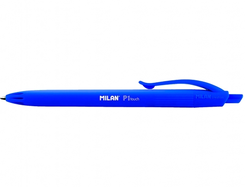 Caja de Bolígrafos de Tinta de Aceite Retráctil Milan P1 Touch  MLN176510925/ 25 unidades/ Azules
