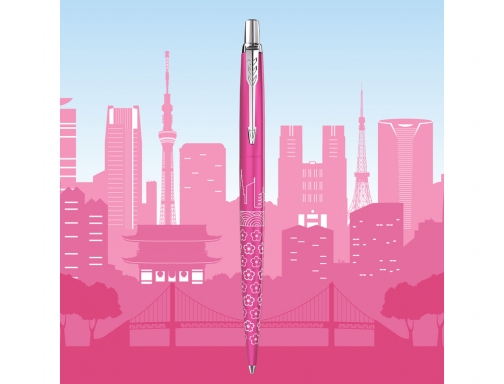 Boligrafo Parker jotter around the world tokyo rosa 2198195, imagen 5 mini