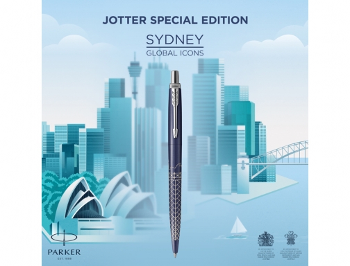 Boligrafo Parker jotter around the world sydney azul 2198196, imagen 5 mini