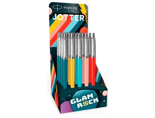 Boligrafo Parker jotter originals glam rock transit expositor de 20 unidades colores 2189571, imagen 2 mini