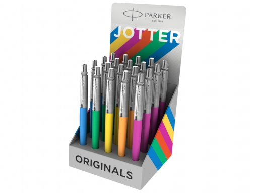 Boligrafo Parker jotter plastic original expositor de 20 unidades colores surtidos 2075422, imagen 2 mini