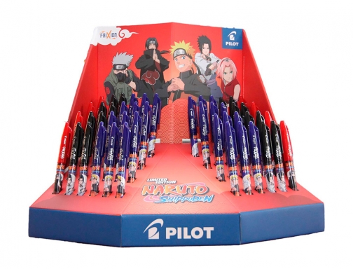 Boligrafo Pilot frixion borrable naruto edicion limitada expositor de 48 unidades colores NEFXLTD , surtidos, imagen 3 mini