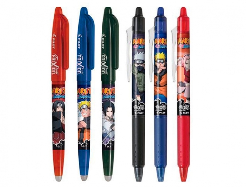 Boligrafo Pilot frixion borrable naruto edicion limitada expositor de 48 unidades colores NEFXLTD , surtidos, imagen 4 mini