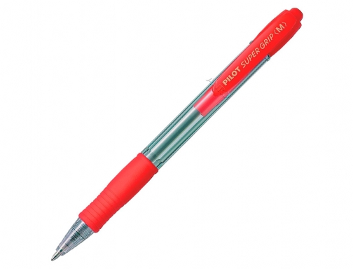 Boligrafo Pilot super grip retractil sujecion de caucho tinta base de aceite BSGAR , azul rojo, imagen 3 mini