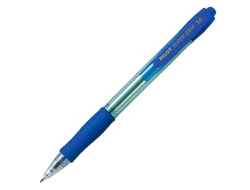 Boligrafo Pilot super grip retractil sujecion de caucho tinta base de aceite BSGAR , azul rojo, imagen 4 mini