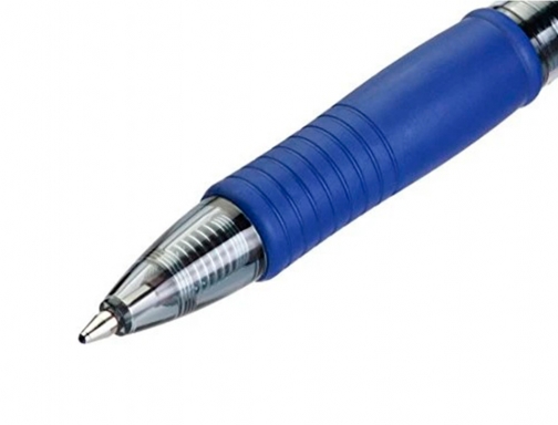 Boligrafo Pilot super grip retractil sujecion de caucho tinta base de aceite BSGAR , azul rojo, imagen 5 mini