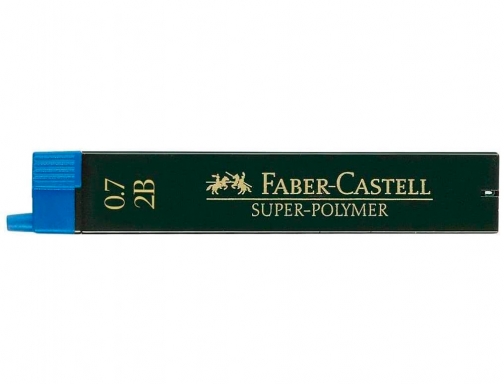 Minas faber grafito 9067 0,7 mm 2b estuche de 12 minas Faber-Castell 120702, imagen 2 mini