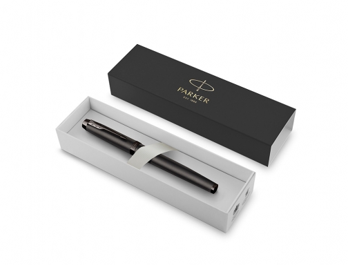 Pluma Parker im professionals monochrome bronce plumin f en estuche de regalo 2172958, imagen 4 mini