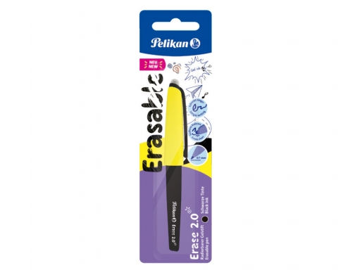 Roller Pelikan erase 2.0 borrable punta 0,7 mm tinta gel color negro 9584921, imagen 2 mini