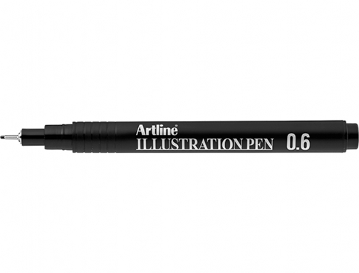 Rotulador Artline calibrado micrometrico negro illustration pen EK-286ILN punta poliacetal 0,6mm, imagen 3 mini