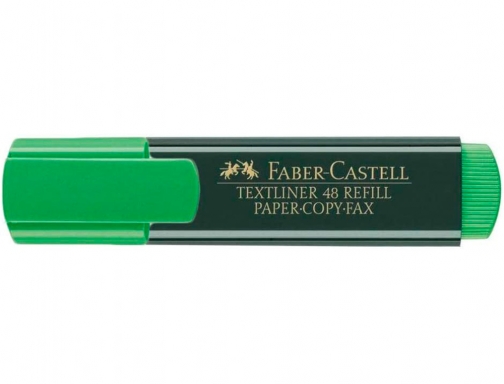 Rotulador Faber-Castell fluorescente textliner 4863 verde blister de 1 unidad 145199 , verde fluor, imagen 3 mini