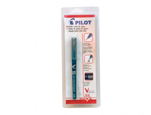 Rotulador Pilot v5 azul blister de 1 unidad V51A, imagen 2 mini