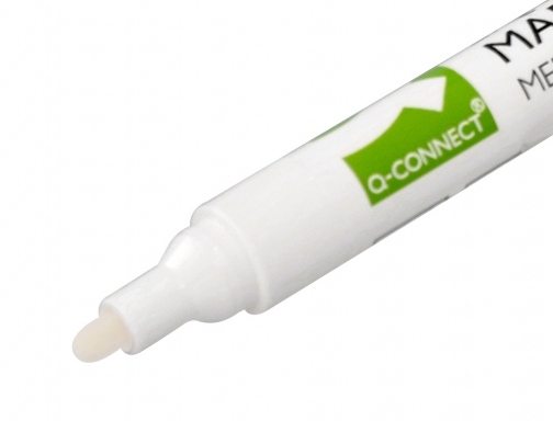 Rotulador Q-connect tiza liquida punta redonda trazo 3 mm caja de 4 KF16282 , blanco, imagen 5 mini