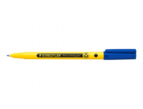 Rotulador Staedtler noris writing pen 307 tinta base de agua punta fina 307-3 , azul, imagen 4 mini