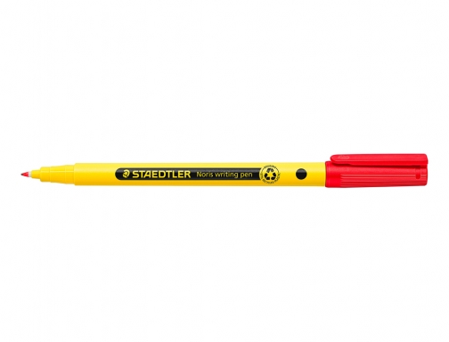 Rotulador Staedtler noris writing pen 307 tinta base de agua punta fina 307-2 , rojo, imagen 4 mini