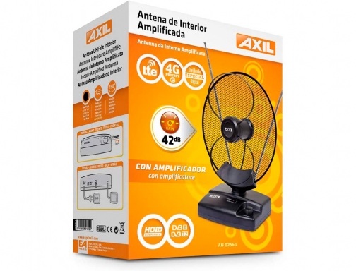 Antena Engel axil AN0256G5 interior electronica uhf+vhf ganancia 36 db filtro lte, imagen 5 mini