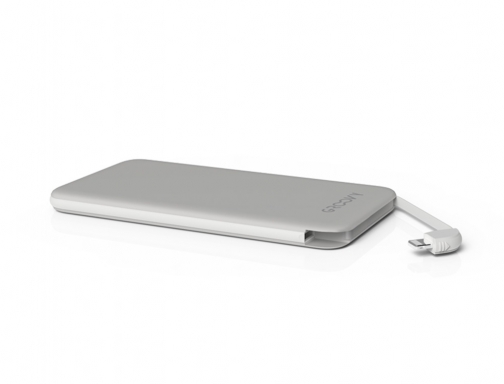 Bateria externa Groovy 4000mah para dispositivos apple lightning color blanco GRPBKAP4000C01, imagen 2 mini