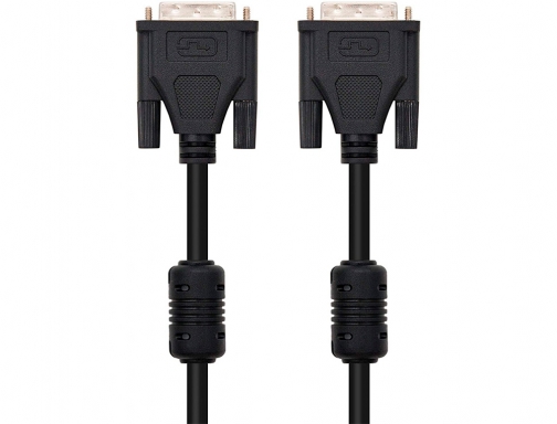 Cable dvi Nanocable dual link 24+1 mm color negro longitud 3 m 10.15.0803, imagen 2 mini