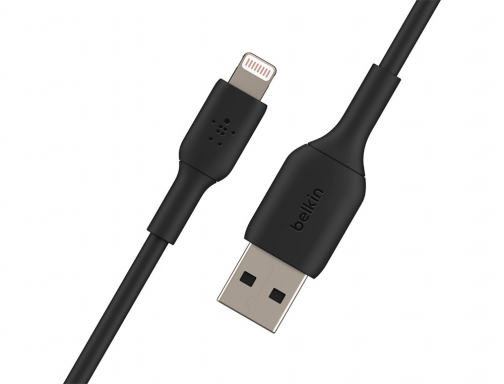 Cable lightning Belkin CAA001BT2MBK a usba boost charge longitud 2 m color, imagen 4 mini