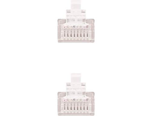 Cable red Nanocable latiguillo rj45 categoria 5e utp awg24 color gris longitud 10.20.0100L25, imagen 3 mini