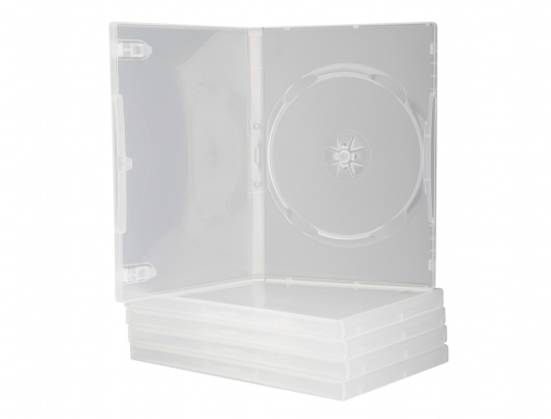 Caja dvd Qconnect transparente pack de 5 unidades KF10835, imagen 2 mini