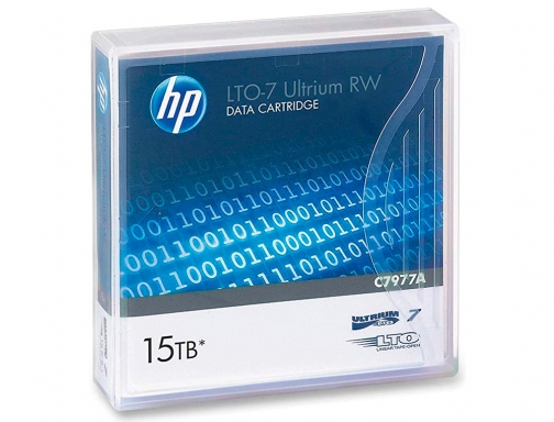 Cinta datos HP lto ultrium 7 supl 15 tb rw 1000 paginas C7977A, imagen 2 mini