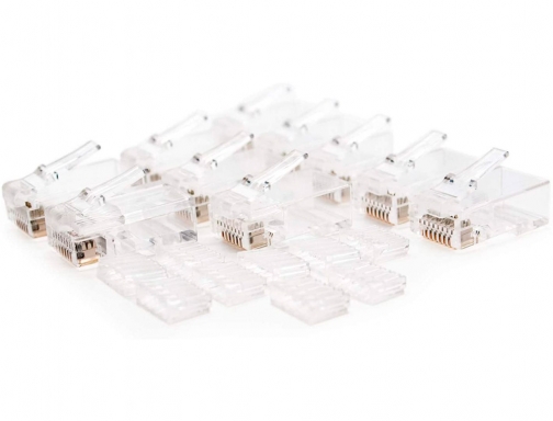 Conector Nanocable rj45 8 hilos categoria 6 10.21.0201, imagen 4 mini