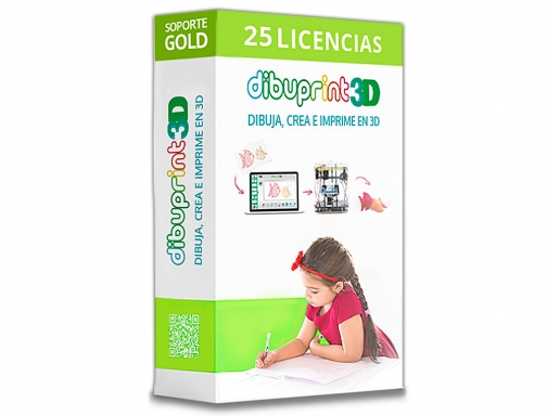 Dibuprint 3d colido software medium soporte gold 8x5 licencias 25 DIBUPRINT3DGOLD25, imagen 2 mini