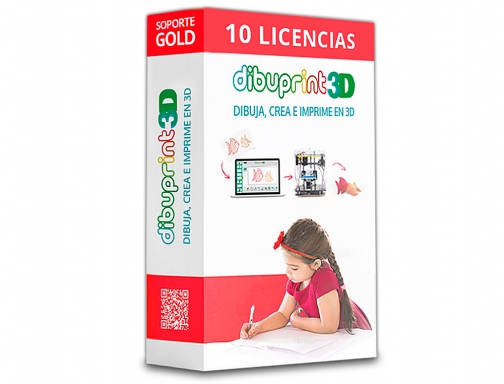 Dibuprint 3d colido software small soporte gold 8x5 licencias 10 DIBUPRINT3DGOLD10, imagen 2 mini