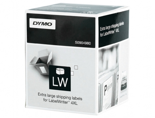 Etiqueta adhesiva Dymo labelwriter para envio 104x159 mm blanca para impresoras 4XL S0904980, imagen 2 mini