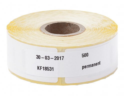 Etiqueta adhesiva permanente Qconnect KF18531 compatible dymo 11352 tamao 54x25 mm caja, imagen 3 mini