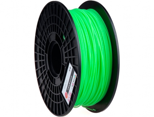 Filamento 3d colido pla luminoso 1,75 mm 1 kg verde COL3DLCD077G, imagen 3 mini