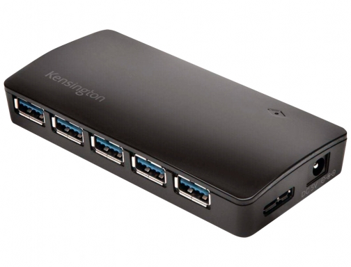 Hub usb 3.0 Kensington con cargador 7 puertos negro K39123EU, imagen 2 mini