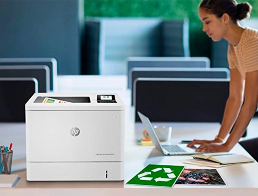 Impresora HP Laserjet enterprise m554dn color laser 35 ppm wifi bandeja entrada 7ZU81A, imagen 4 mini