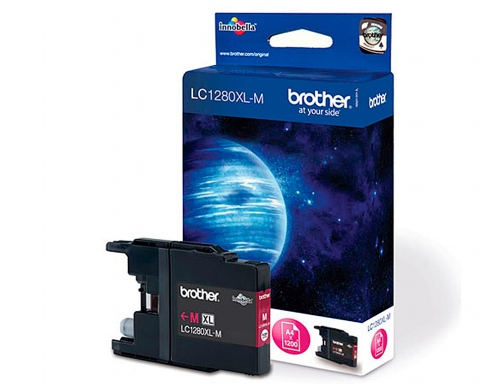 Inkjet Brother LC1280XLMBP magenta 1,200pag MFCj6510dw MFCj6710dw MFCj6910dw, imagen 2 mini