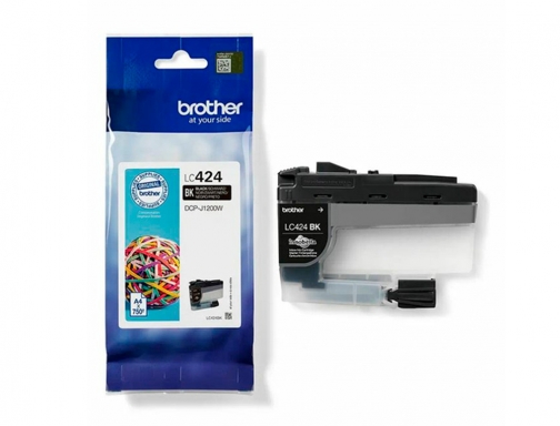 Inkjet Brother LC424BK DCP1200w negro 750 paginas, imagen 5 mini