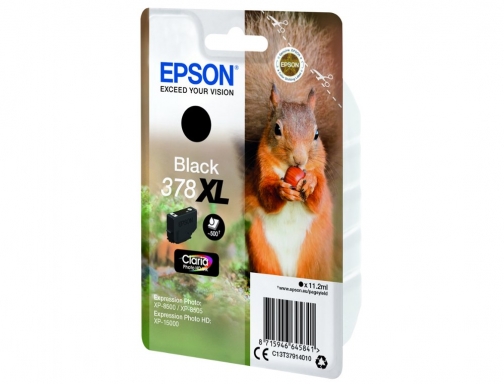 Inkjet Epson 378 XL expression home xp8605 8606 xp15000 xp8500 8505 negro C13T37914010, imagen 3 mini