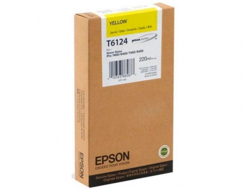 Inkjet Epson gf stylus photo 7450 9450 amarillo alta capacidad C13T612400, imagen 3 mini